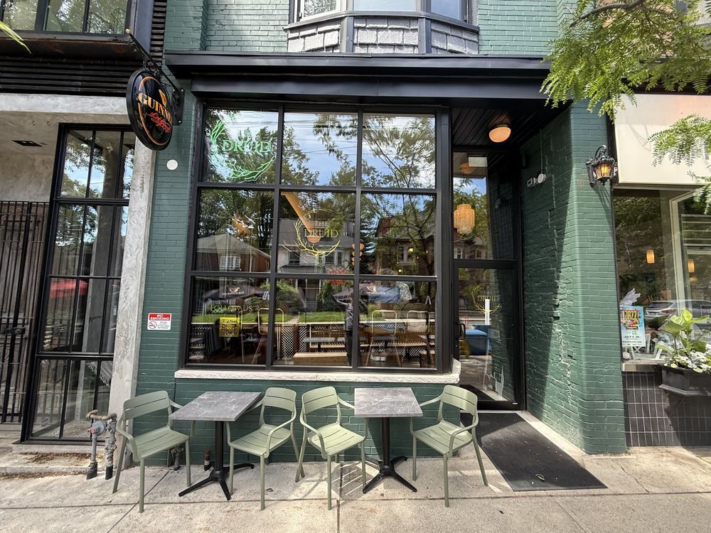 Glass-aluminum storefront and entrance installed by Canuck Door Systems in Toronto