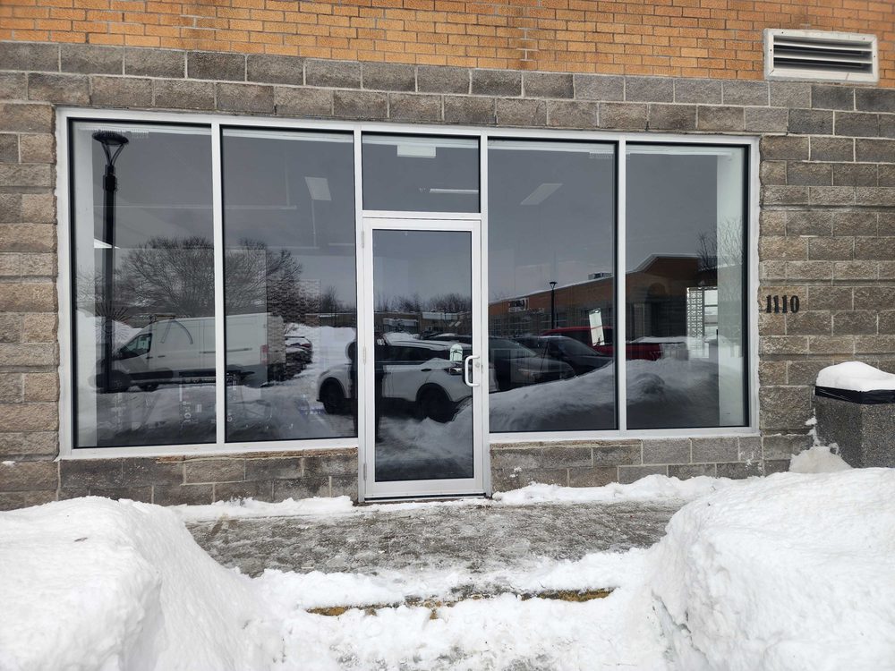 Commercial Glass & Aluminum Doors installed by Canuck Door Systems for Tacs Construction Ltd in Barrie