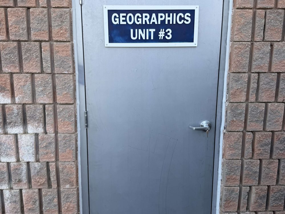 Hollow Metal & Steel Doors installed by Canuck Door Systems for Geographics Company Incorporated in Brampton