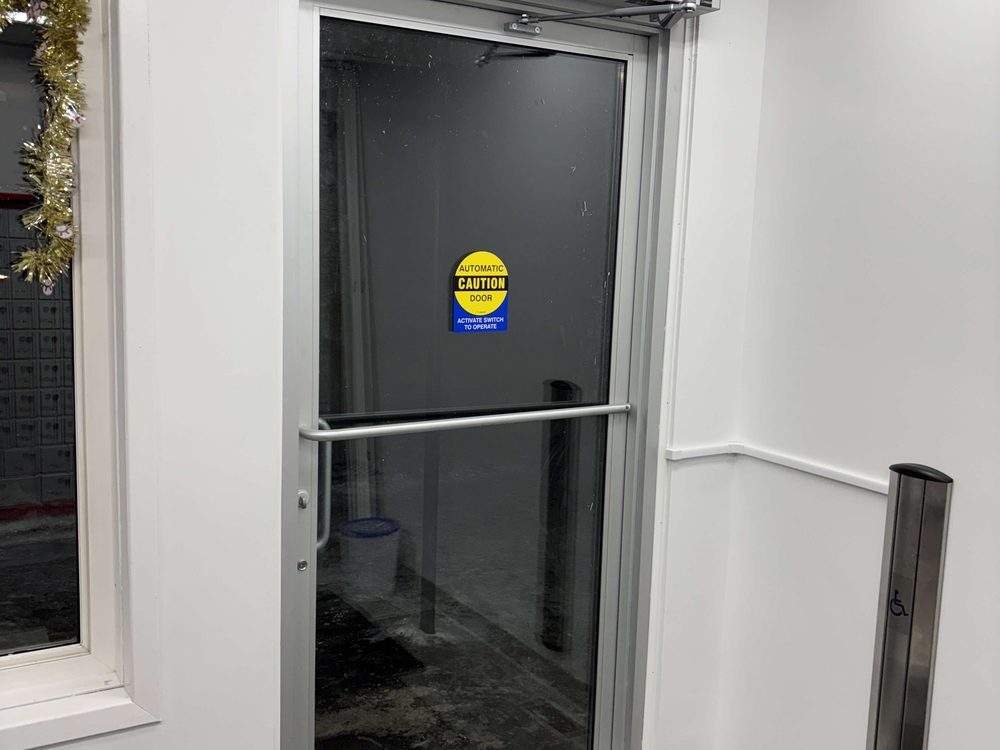 Automatic Doors installed by Canuck Door Systems for Gilmore & Associates in Brampton