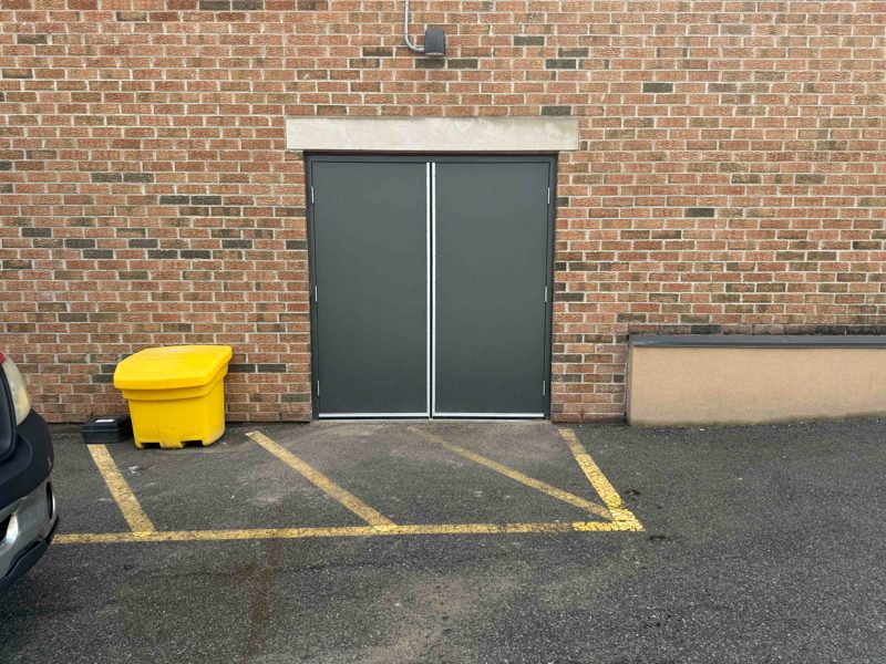 Hollow Metal & Steel Doors installed by Canuck Door Systems for Living Hope Church in Halton Hills