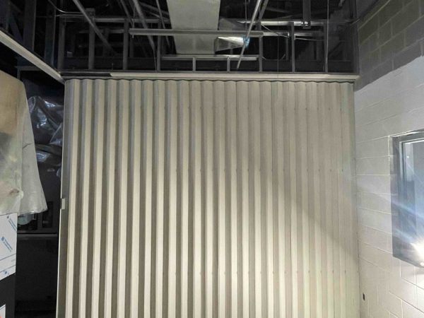 Folding Partitions installed by Canuck Door Systems for Golden Gate Contracting Inc in Milton