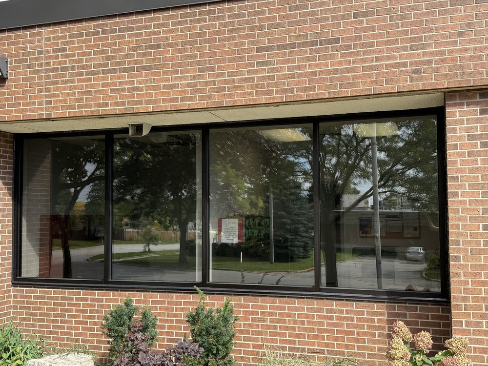 Commercial Glass & Aluminum Doors installed by Canuck Door Systems for PCI Pharma Services in Mississauga