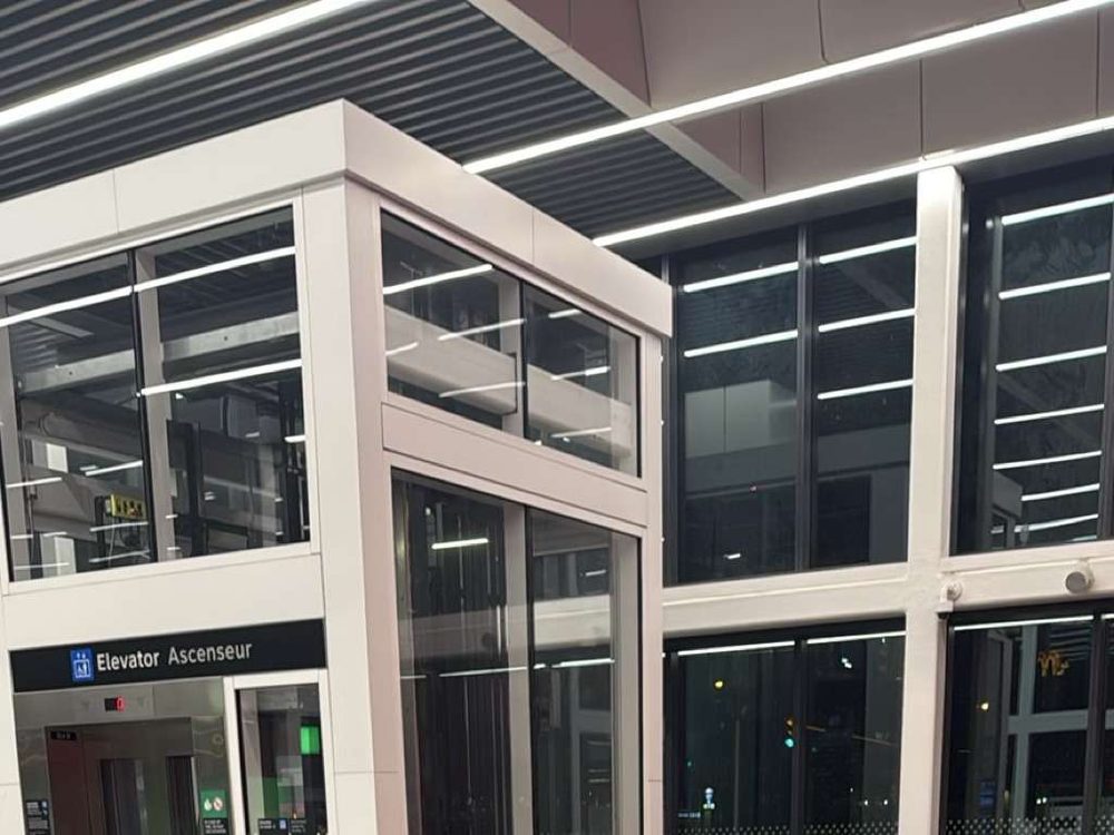Commercial Glass & Aluminum Doors installed by Canuck Door Systems in North York
