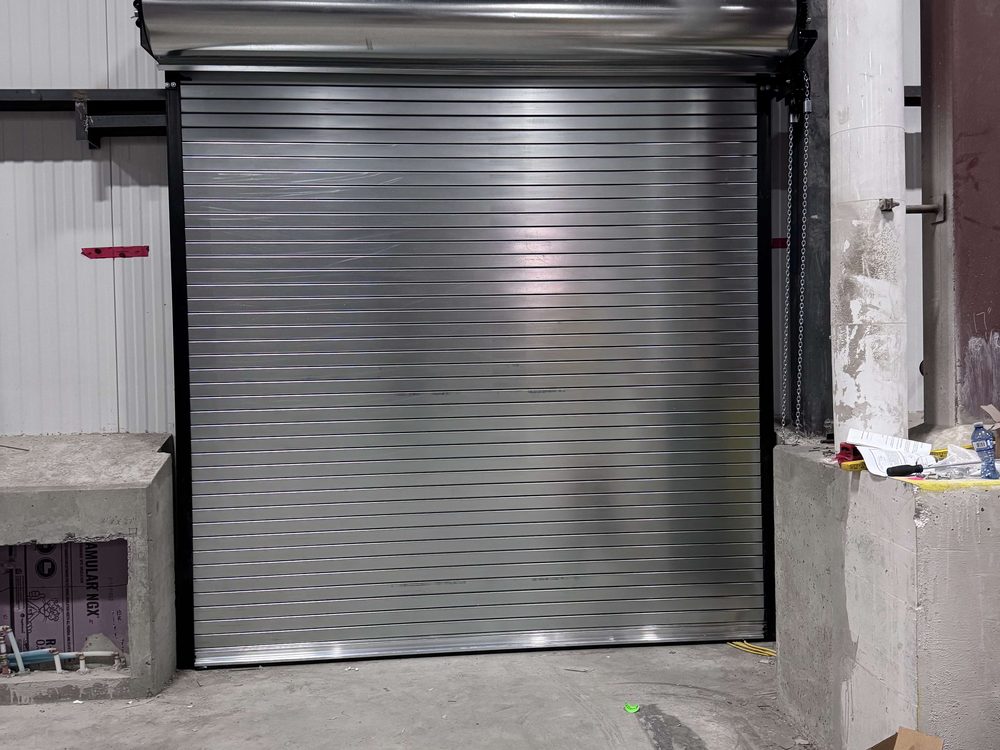 Overhead Doors installed by Canuck Door Systems for Allyant Design in Toronto