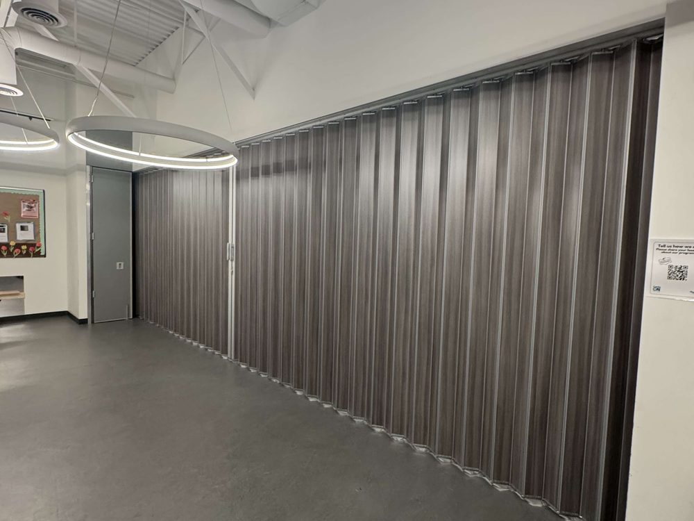 Folding Partitions installed by Canuck Door Systems for Jane/Finch Community and Family Centre in Toronto