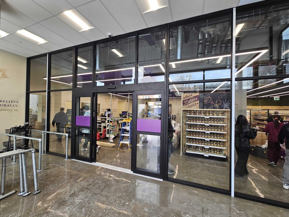 Commercial Glass & Aluminum Doors installed by Canuck Door Systems for Lora Construction in Toronto