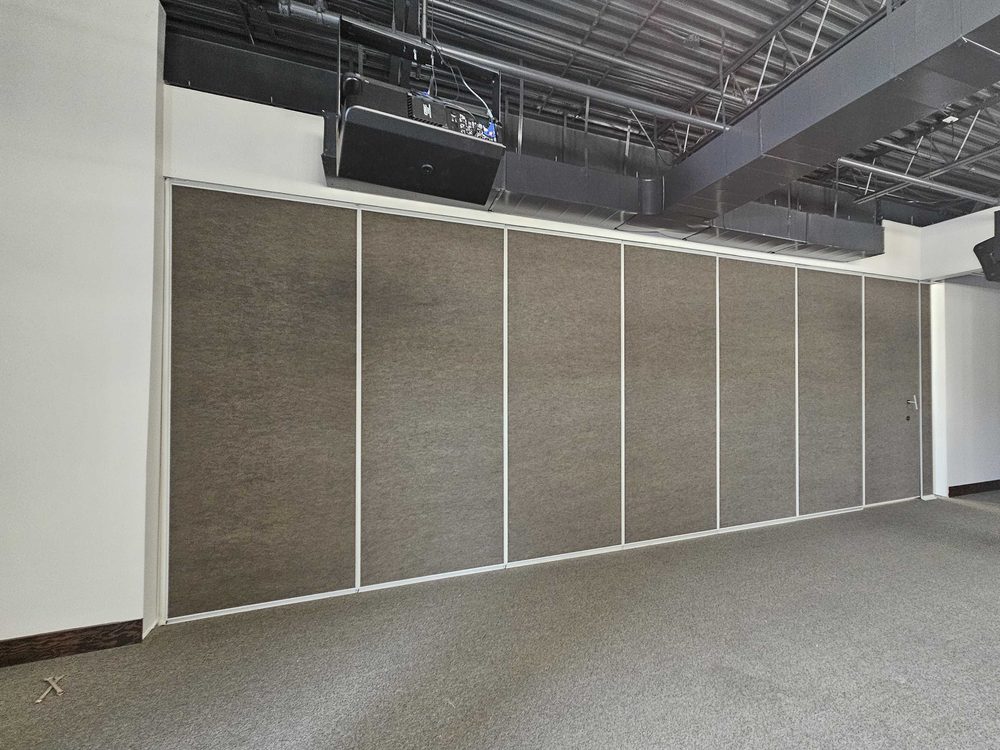 Operable Walls installed by Canuck Door Systems for World Impact Ministries in Toronto