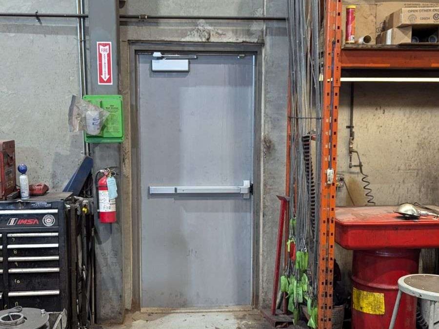 Hollow Metal & Steel Doors installed by Canuck Door Systems for UCEL Inc in Uxbridge
