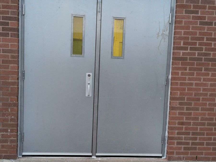 Hollow Metal & Steel Doors installed by Canuck Door Systems for The Bridge Whitby in Whitby