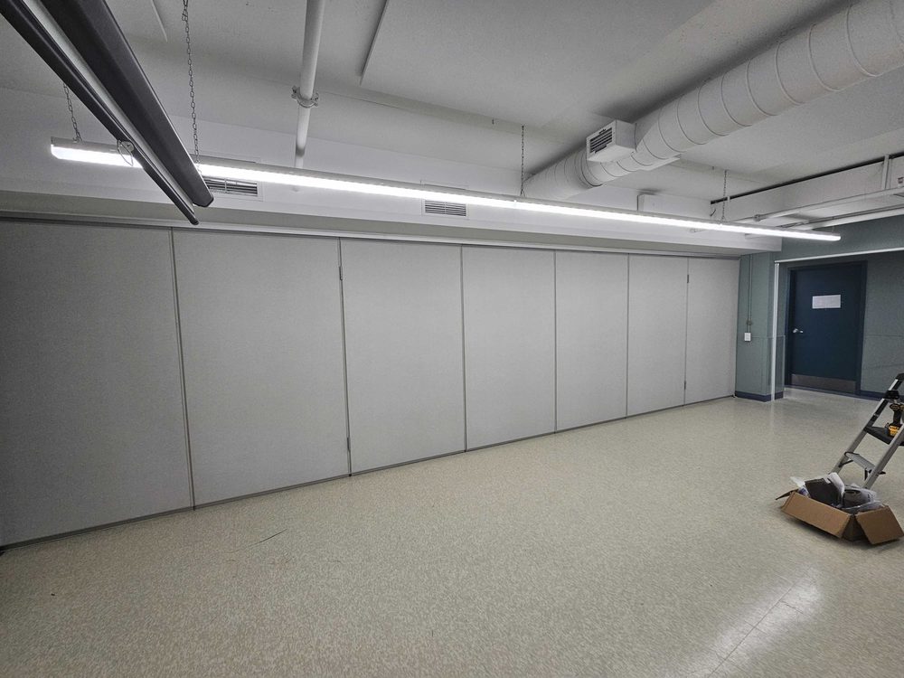 Operable panel wall installed by Canuck Door Systems