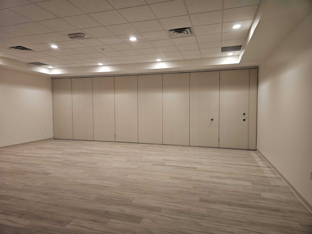 Operable panel wall installed by Canuck Door Systems for The Built Group in Toronto