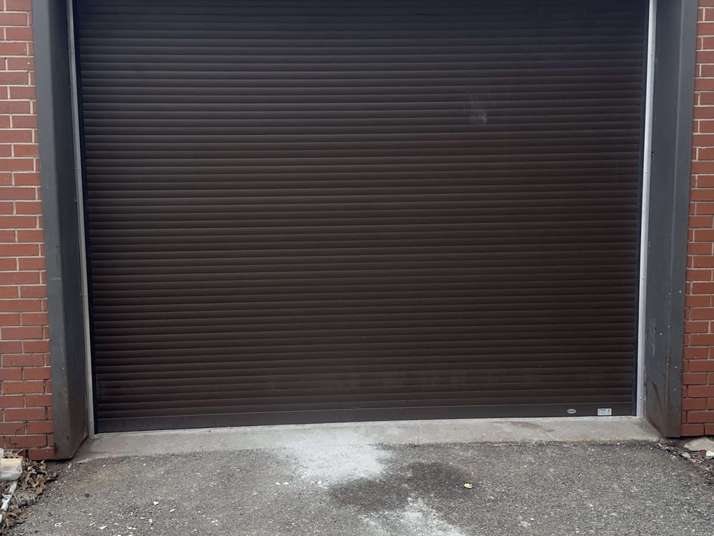 Rolling steel door installed by Canuck Door Systems for Formtek Structures Inc in Toronto