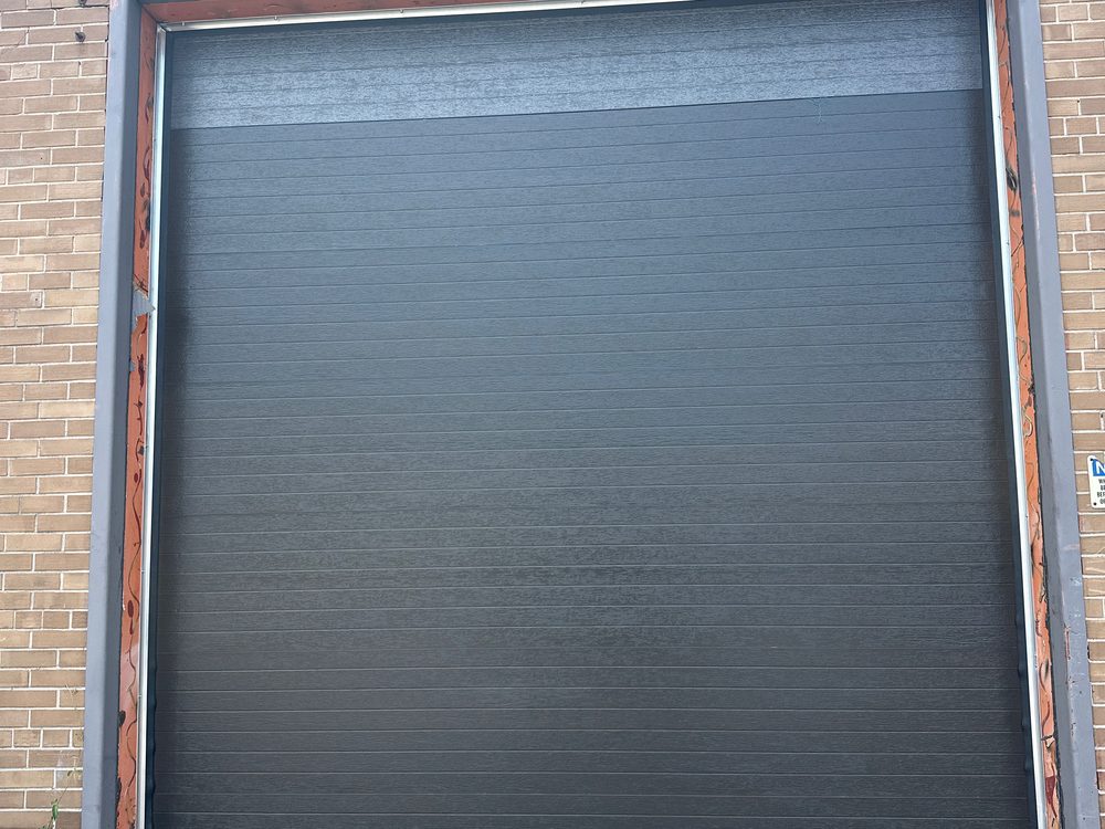 Rolling steel door installed by Canuck Door Systems
