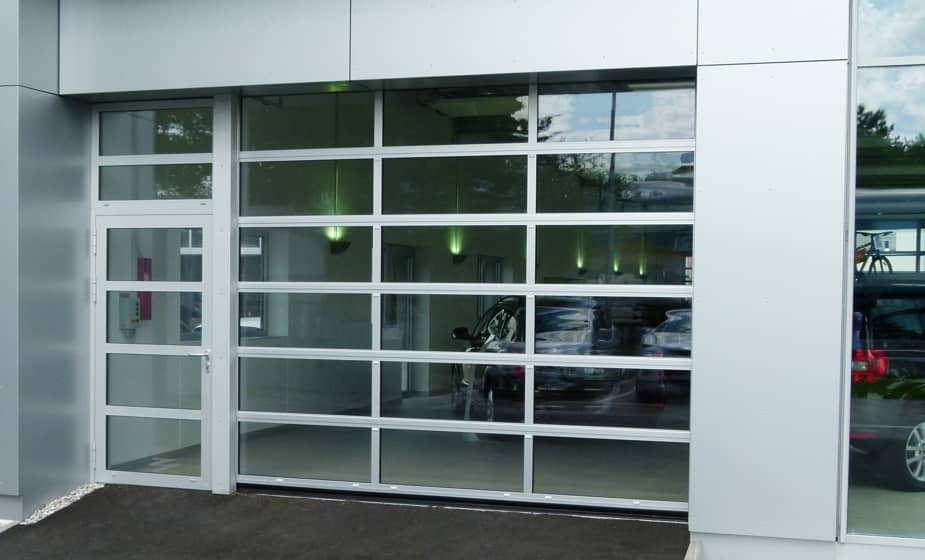 Commercial Glass Garage Doors, See Through Garage Doors Rust