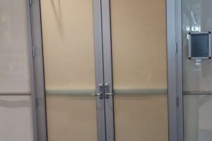 Glass Aluminum Swinging Interior Door