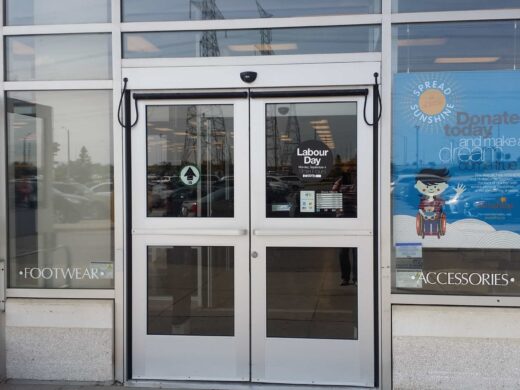 glass aluminum doors