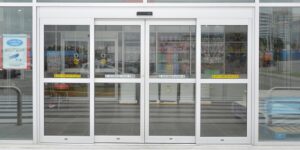 Automatic Glass Aluminum Sliding Doors