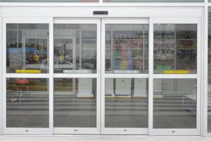 Automatic Glass Aluminum Sliding Doors