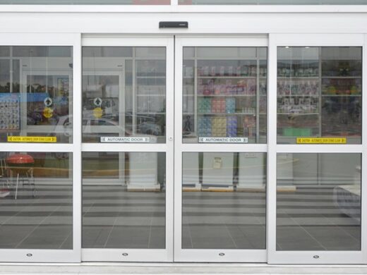 Automatic Glass Aluminum Sliding Doors