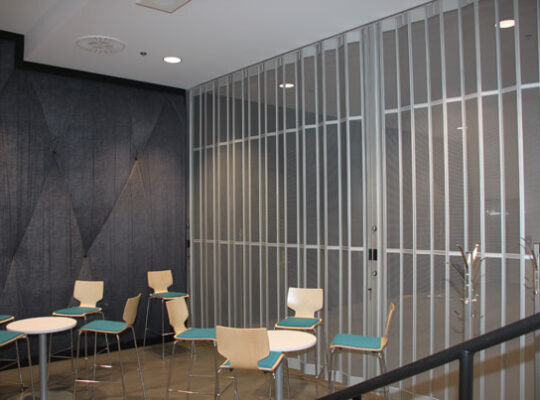 Perforated Steel Folding Security Grilles