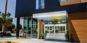 Automatic Glass Aluminum Sliding Doors